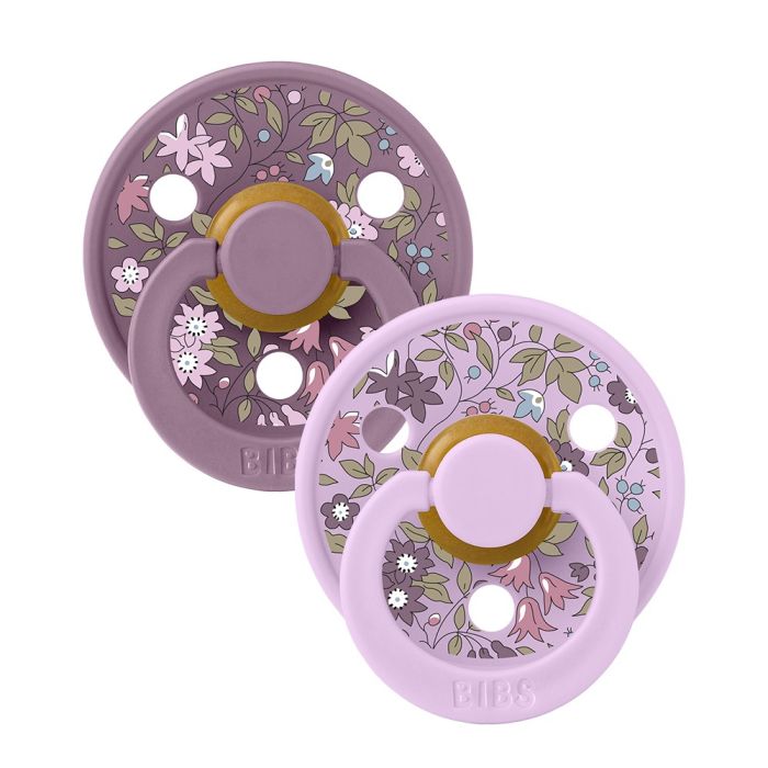 Пустушка  BIBS 0-6 m LIBERTY Chamomile Lawn - Violet Sky Mix,  2 шт