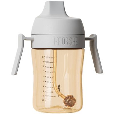 Дитячий поїльник HEORSHE Grey 300 ml