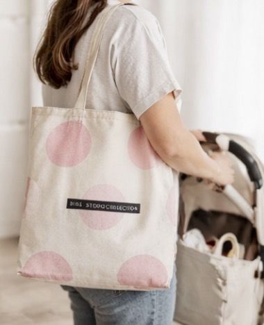 Сумка шопер еко “BIBS STUDIO” Polka Dot TOTE BAG