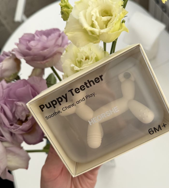 Силіконовий гризунець HEORSHE Puppy White
