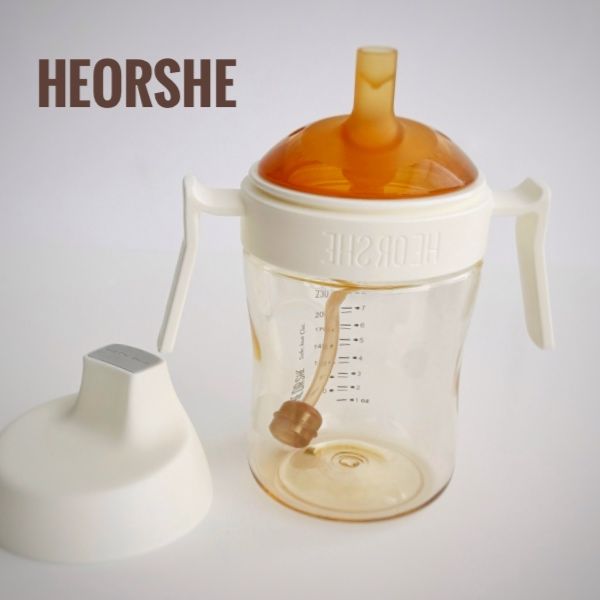 Дитячий поїльник непроливайка HEORSHE White 300 ml