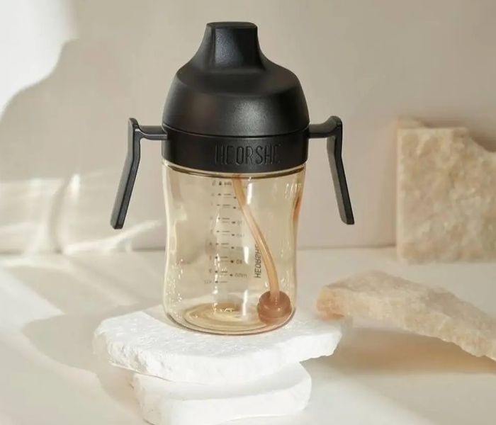 Дитячий поїльник HEORSHE Black 300 ml