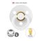 Пустушка BIBS 18+ m Colour White