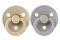 Пустушка BIBS 0-6 m Colour Latex Round Vanilla / Cloud 2 шт