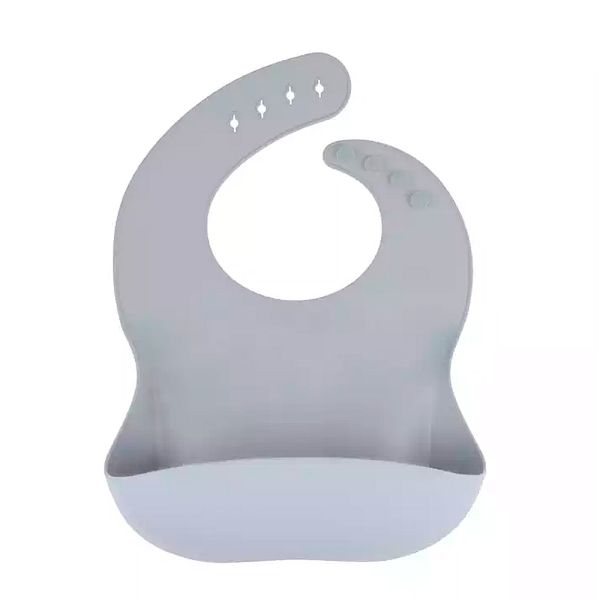 Силіконовий нагрудник Light Grey